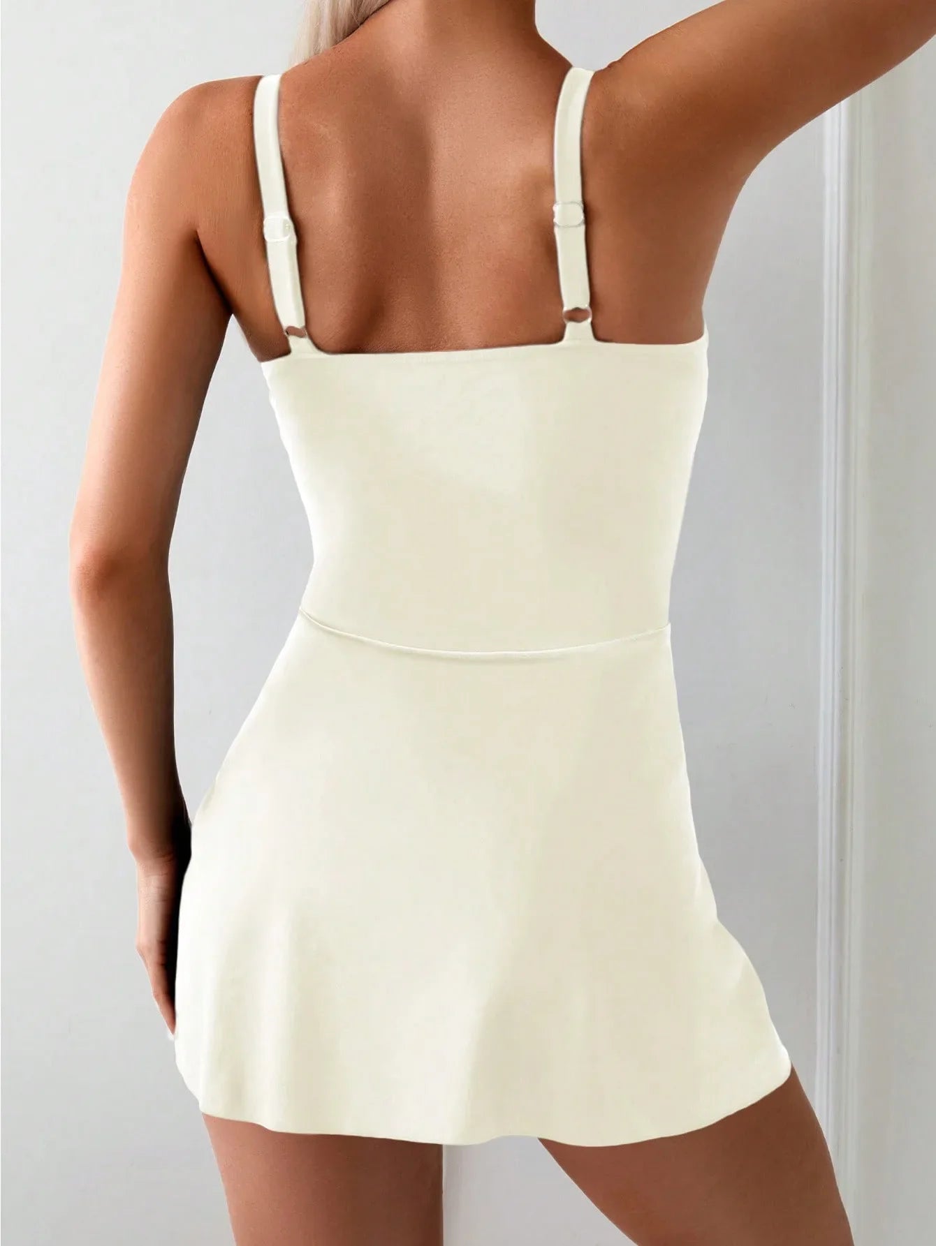 COVE Wrap Swim Dress - White